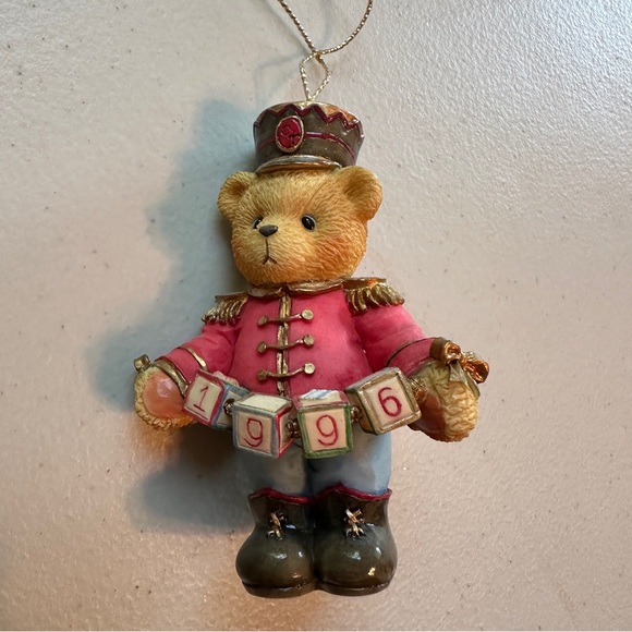 Cherished Teddies 1996 Soldier Bear Ornament - Picture 1 of 3